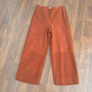 Women’s Vince cropped leather pants. Size 4
